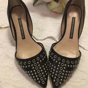 French connection black heels